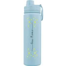 Fresh Thermal Bottle With Personalized Stars Handle With Name - Pastel Blue - View 1