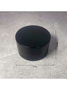 1.6/2/2.5/3inch Black 4-Layers Herb Grinder 4-Layer Zinc Alloy Crusher Manual Mill Mortar Pestle Tobacco Cutter Metal Tobacco Raw Grass Grinder Shredder  Tool Cigarette Accessories Gift - 黑色 - 查看 8