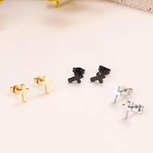 9 Pairs Of Punk Retro Style Stainless Steel Earring Sets, With Multiple Styles To Choose From, Suitable For Daily Or Party Use, And Can Be Given As Gifts To Friends And Family