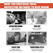 OUHOE 2/10/40 piezas Calentadores de mano desechables, Almohadillas de calentamiento de un solo uso, Calor portátil de invierno (Estilo nuevo/viejo aleatorio)