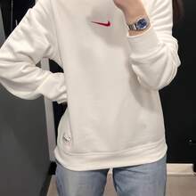 Nike 男士户外运动休闲舒适圆领套头长袖保暖卫衣，带刺绣logo，建议选大一码