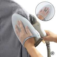 1Pc Tabla de Planchar de Tela Portátil Tabla de Planchar Pequeña Guantes de Planchar para el Hogar Anti Planchar Bandeja de Planchar Aislada Portátil - Azul - Ver 2