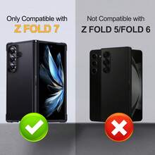 1 件黑色/灰色/海军蓝高端奢华 Z 形折叠 6/7 肤感哑光半透明可折叠手机壳，优质 PC+TPU 加厚边角防震保护，握感舒适，男女通用，理想的生日/节日礼物 - 黑色 - 查看 6