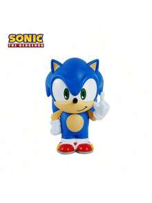 Sega 1 件世嘉官方授权刺猬索尼克存钱罐 PVC 银行动漫人物雕像模型周边产品新奇玩具桌面摆件装饰防摔大容量零钱收纳盒 - 彩色 - 查看 4