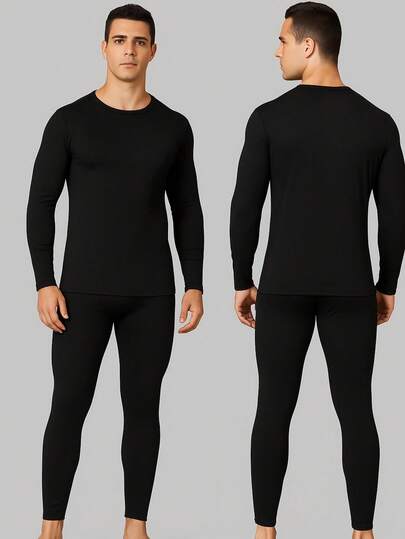 Conjunto Termico Flanelado Masculino Pelucia Frio Inverno Neve Forrado