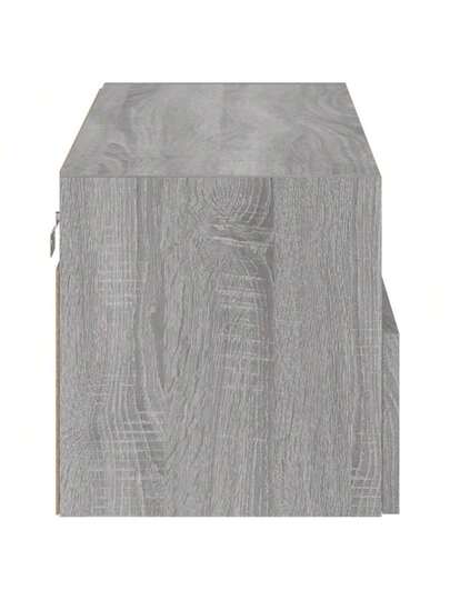 VidaXL TV Wand Unit 80x30x30 Cm Processed Wood Grijs Sonoma Oak view 9
