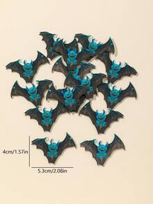 2/5pcs Halloween Mouth, Eyeball, Bat Acrylic Pendant DIY Jewelry Accessories For Necklace, Earrings