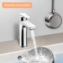 1个枪灰色吸盘式淋浴支架 - 无需钻孔壁挂式ABS塑料浴室收纳架，强力粘胶淋浴喷头支架，适用于现代浴室，夏季新品及复活节礼物，浴室配件，时尚设计，表面抛光