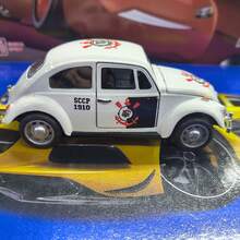 Carrinho Fusca Ferro Fricção Metal Miniatura Brinquedo equipe