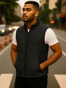 Men's Bobojaco With Hood, Men's Puffer Jacket, Jacket With Front Zipper, Men's Winter Jacket, Men's Removable Vest, Thermal Jacket With Hood, 2-In-1 Jacket, Men's Versatile Jacket, Men's Quilted Vest, Padded Jacket, Men's Warm Jacket, Jacket For Intense Cold, Modern Men's Coat, Men's Casual Jacket, Men's Jacket With Pockets, Jacket For Cold Weather, Men's Urban Jacket, Men's Puffer Vest, Zipper Vest, Winter Vest, Jacket With Light Padding, Men's Practical Jacket, Men's Winter Fashion, Stylish Men's Clothing, Men's Sports Jacket, Bobojaco With Removable Hood, Men's Leisure Jacket, Ideal Vest For Mid-Season, Practical Vest With Side Pockets, Street Jacket, Urban Men's Fashion, Quilted Coat, Lightweight Vest, Bobojaco With Dual Function, Functional Jacket For Everyday Life - 石墨 - 查看 3