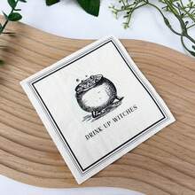 20 piezas/40 piezas/60 piezas/Set, Servilletas para Fiesta de Halloween, 13x13 Pulgadas - Diseño simple y elegante, Perfectas para Fiestas de Halloween, Reuniones con Amigos, o Decoraciones de Mesa en el Hogar y Restaurantes para Eventos de Halloween y Navidad