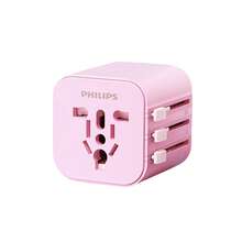 PHILIPS SPB1013B/93 国际旅行转换插头，旅行必备，便携式旅行小工具，可在多个国家和地区使用，方便小巧 - 查看 3