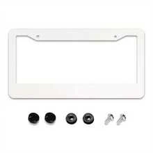 1pcs Retro Sunflower And Wild Flowers License Plate Frame For Women, Vintage Artistic Floral Flower Car Decorative Tag Frames Girly, Brown Floral Plant Theme License Plate Cover Holder For Vehicle - 12.2x6.3英寸 - 查看 3