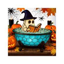 Cute Bathtub Night Light - USB Powered, Suitable For Bathroom, Desktop, Halloween Decoration - Witch Hat Design, Soft Light Bedside Lamp, Resin Home Decor Lamp, Suitable For Party Or As Halloween Special Gift, Fun Shape And Smooth Surface