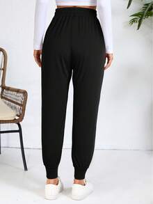 Pantalones deportivos con bolsillos en ángulo para mujer, pantalones casuales para exteriores de otoño, de cintura alta y no ajustados, pantalones deportivos casuales tipo cargo y jogger