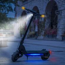 TODIMART X5S Electric Scooter For Adults, 1000W*2 Brushless Motor, 48V 18.2Ah Battery, Maximum Range 75-80km, 10-Inch Off-Road Tires Can Handle 35° Inclines, Magnesium Alloy Body, Can Carry 120kg, Foldable For Easy Storage, Equipped With A Mobile Phone App - 黑色 - 查看 10