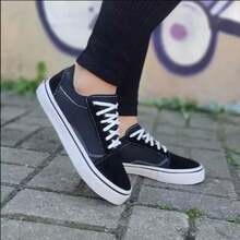 Kit 2 Tênis Casual Feminino e Masculino Old School PROMOÇÃO