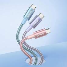 A875 Fast Charging Data Cable Thickened To Prevent Breaking Smart No Damage To The Phone Durable Fast Charging Cable Universal Fast Charging Cable Blue - Blue - View 3