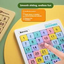 2025 新款 1 套磁性数字华容道拼图 3/4/5/6/7/8/10 个难度等级，儿童早教智能玩具，99 乘法表玩具，益智趣味玩具，生日/节日/万圣节/圣诞节礼物，礼品玩具