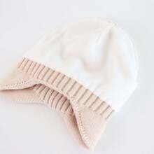 Knitted Baby Bear Ears Hat Scarf Set Thermal Lined Toddler Kids Hats Soft Knit Beanie For Infant Boys Girl Warm Winter Hat Caps - Bear Ear Scarf Two Piece Set - View 7