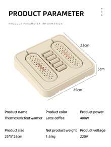 1 pezzo Essiccatore e deodorante per scarpe 2 in 1, scaldapiedi e massaggiatore, macchina per asciugatura rapida per uso in ufficio e casa