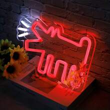 Charming Barking Puppy LED Neon Sign - Perfect ForLive Streaming Room, Room Decor ,Bedroom Decor,Halloween,Christmas Decorations,Fairy Lights,Wedding,Wall Decor,Christmas Decoration,Lamps For Bedroom,Christmas Decorations Home,Monster Energy,Gaming Gifts,Wedding Decorations,Music,Home Decor Living Room,Christmas Gifts,Halloween Halloween Costume Halloween Decorations Bar Neon Sign Bar Accessories