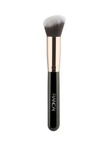 RANCAI 1/2pcs Angled Foundation Contour Brush, Synthetic Kabuki Brush For Concealing Blending Setting Buffing With Liquid, Cream And Powder Cosmetic