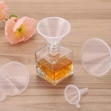 5/10/20/30/40pcs Mini Funnel Set, Plastic Funnels For Cosmetics, Skincare, Liquid Dispensing, Transparent Funnel Accessories - Clear - View 6