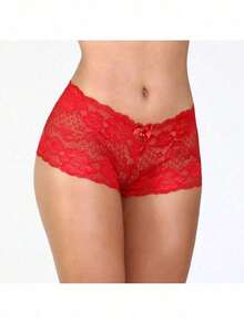 KIT 5 - Lace Briefs, Luxury Tanga Shorts, Sexy, Comfortable, Women's - 彩色 - 查看 3