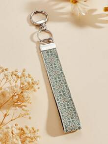 1 件锌合金钥匙扣、钥匙扣、包包挂件、织带钥匙扣、钥匙扣配件、手腕钥匙扣、印花织带钥匙扣、女士汽车钥匙扣、女士包包和吊坠钥匙扣、通用钥匙扣、女士时尚钥匙扣（由于拍摄光线角度不同，可能会有轻微色差，请以实际产品为准。） - 0.霧綠 - 查看 5