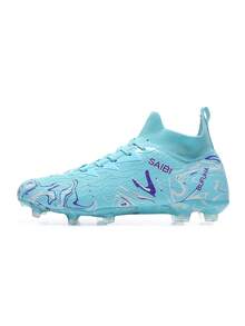 Men's Football/Soccer Shoes, AG/FG Cleats, Adult Football Shoes, Lightweight Professional Sports Training High-Top Football Shoes, Unisex