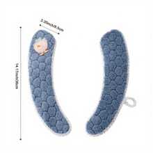 1 Pair Toilet Seat Covers With Hexagon Pattern - Soft Cushioned Non-Slip Bathroom Pads, Washable All-Season Comfort For Home Toilet Seat Protection, Hygiene Enhancement, Playful Design, Secure Fit For Elderly, Kids, Adults, Waterproof, Durable, Modern, Decorative, Spill-Proof, Easy To Clean, Non-Adhesive Grips, Toilet Seat Liner, Bath Mat