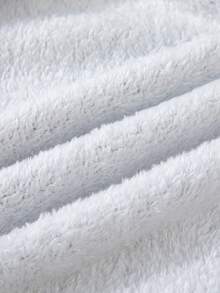 Set de 2 piezas de chaqueta con capucha y pantalones con cordón forrados de forro polar de moda para niños en otoño/invierno, conjunto deportivo casual