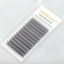 MASSCAKU 1pc Natural Looking False Eyelash, Suitable For Daily Makeup, Can Be Given As A Gift To Girlfriend - Black - View 18