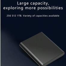 Supporte une capacité de 30 To Disque dur portable carré Disque SSD portable Boîtier de stockage de données USB Disque dur externe portable