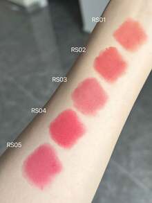 Fwee RS05 Lip & Cheek Soft Mousse Pudding, Shades: Film, Apricot Haze, Gray Rose, Air Mousse, Cashmere Soft Matte Effect, Watercolor Flush, Seamless Tint, Suitable For Sensitive Skin, Pocket Gem Case, Flat Cheek Savior, Brighten Inner Eyelids, Korean Makeup, 5g/0.17oz