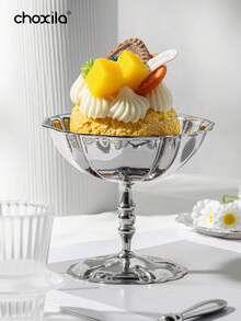 choxila 1个/2个装不锈钢冰淇淋杯、高脚杯、夏季不锈钢甜点碗、水果沙拉碗、椰枣零食杯、咖啡杯，适用于派对、婚礼、聚会、节日、斋月礼品 - 甜點杯 - 查看 10