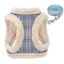 Nylon Thermal Lined Dog Harness & Leash Set, Warm Chest Harness For Autumn/Winter - Multicolor - View 18