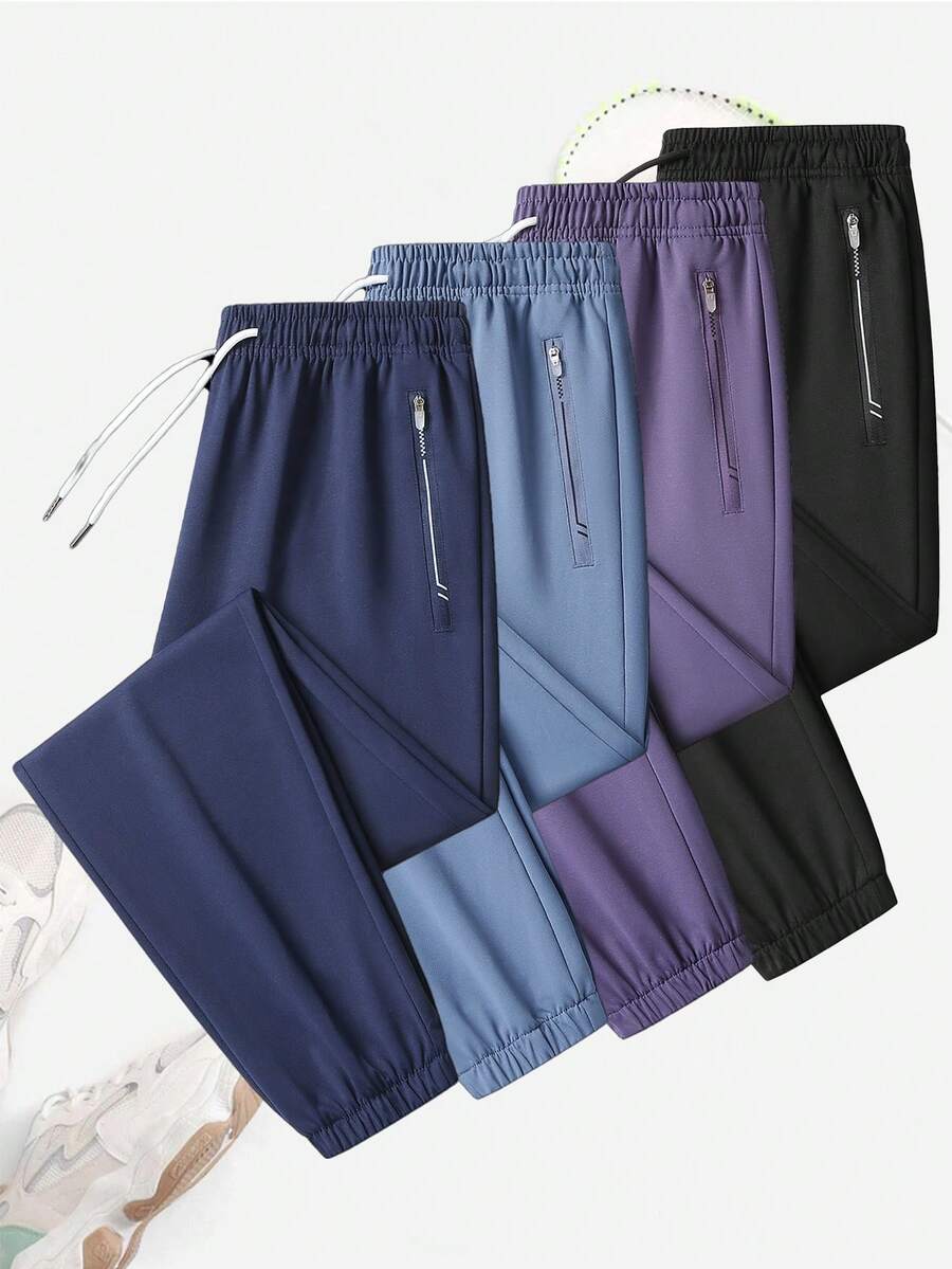 Women's Loose Fit Jogger Pants - Breathable Athletic Lounge Pants For Gym & Streetwear - Royal Blue - View 1