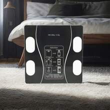 Elektronische Waage für Körpermanagement und Fettabbau, Smart-Modus, Bluetooth-Körperfettwaage, Haushaltswaage, Ultrapräzision, intelligente Personenwaage mit APP, synchronisierte Körperfettwaage, digitale Personenwaage, Bluetooth-Körperfettwaage, Körperzusammensetzungsanalysator