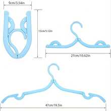 [Tiết kiệm không gian] 1 Giá treo quần áo đa năng, được thiết kế để tiết kiệm không gian và nén, có 32 kẹp để cất giữ và phơi khô, Giá treo quần áo có thể gập lại, Máy sấy đa năng, Kẹp nhựa gia dụng, Móc treo quần áo có nhiều kẹp để treo quần áo và tất, Vật dụng thiết yếu trong gia đình, Lưu trữ khi đi du lịch, Màu sắc và kiểu dáng ngẫu nhiên (PS: Việc mất kẹp trong quá trình vận chuyển là hiện tượng bình thường và không ảnh hưởng đến chất lượng sản phẩm, có thể lắp lại để sử dụng) - Hồng - Xem 11