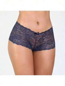 KIT 5 - Lace Briefs, Luxury Tanga Shorts, Sexy, Comfortable, Women's - 彩色 - 查看 5