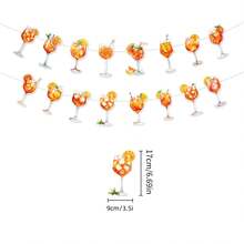 Băng rôn trang trí tiệc Margarita, băng rôn vòng hoa quầy bar cocktail Aperol, vòng hoa quầy bar cocktail màu cam cổ điển, phù hợp cho tiệc độc thân theo chủ đề Margarita, trang trí tiệc sinh nhật, trang trí bãi biển, hồ bơi. - Nhiều màu - Xem 2