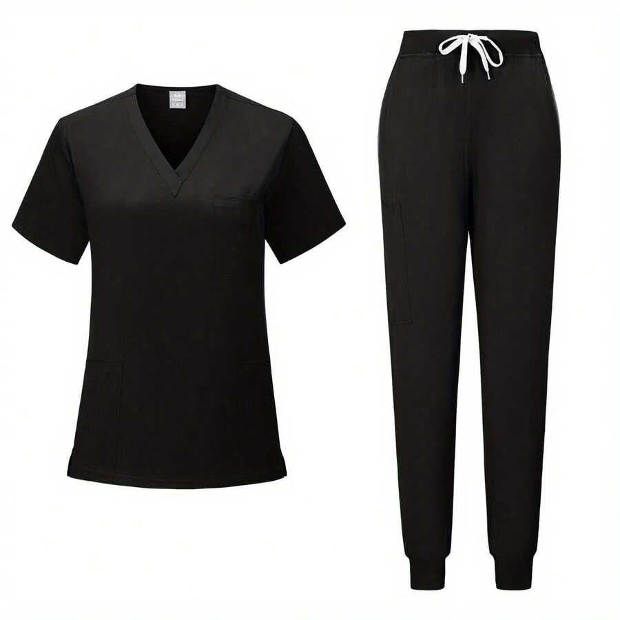 Scrub Sets - Black - View 1