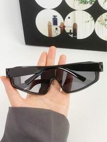 1pc Women's Shield Shaped Sports Eyeglasses, Casual Versatile Outdoor Glasses - 彩色 - 查看 6