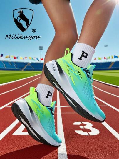 (1000+Sold) Milikuyou Men's Marathon Running Shoes, Casual Sports Shoes, Men's Basketball Shoes, Men's Sports Shoes, Outdoor Sports Shoes, Outdoor Road Running Shoes, Fitness Training Shoes, Hiking Shoes, Lightweight, Versatile, Fashionable, Casual Shoes