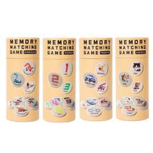 Kids Matching Pair Card Memory Training Toy, Intellectual Development Flip Card Game, Logic Thinking Training Flip Card Party Board Game Toy - Multicolor - View 12