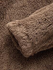 男士休闲保暖内衬纯色防风夹克，适合运动、户外活动和日常穿着。 - 卡其色 - 查看 6