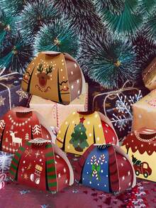 24pcs Christmas Decoration DIY Small Gift Boxes,Christmas - Multicolor - View 10