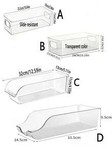 2/1pc Kitchen Can Organizer, Suitable For Pantry, Refrigerator And Freezer, Can Store Food And Soup Cans, Transparent Stackable Can Dispenser, Kitchen Accessories, Home Decor, Party And Christmas Storage - Transparent - View 6